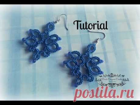 Tutorial chiacchierino ad ago: come realizzare gli orecchini "Marzia"