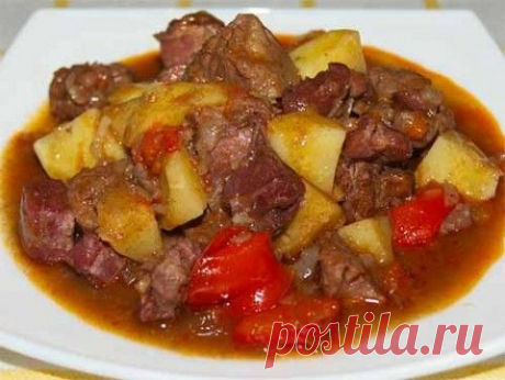 Гуляш с перцем по-немецки