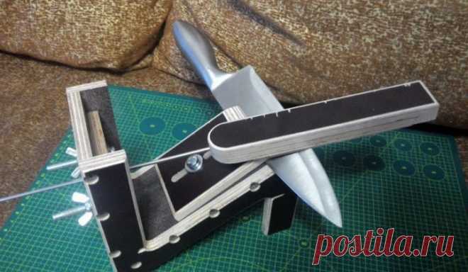 Самодельная точилка для кухонного ножа