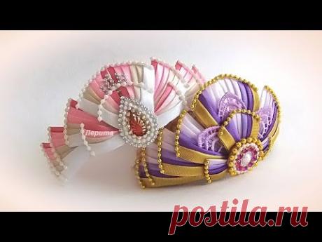 Новогодняя корона-диадема своими руками из косой бейки, Мк Лерита /DIY crown