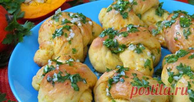 Тыквенные закусочные булочки 