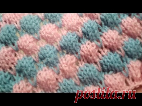 💋проще не придумаешь💋 красивый простой эффектный узор спицами