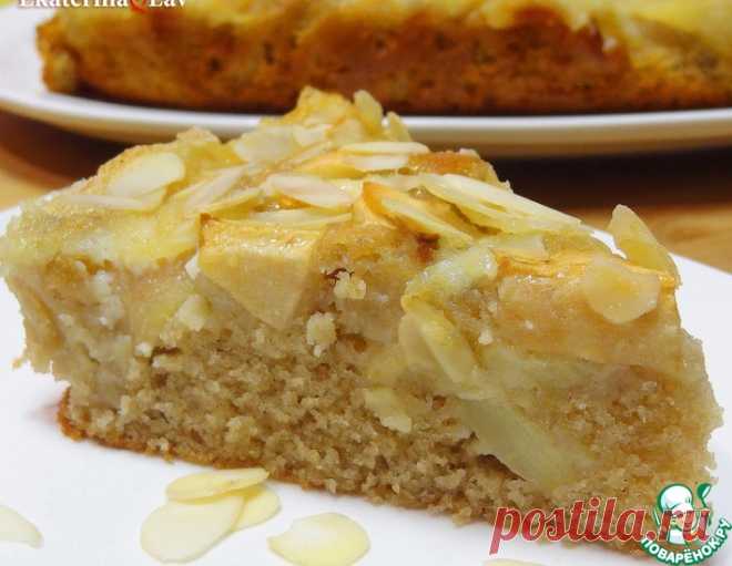 Яблочный пирог с заливкой – кулинарный рецепт