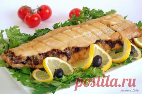 Филе щуки с рисом и грибами - Так Просто!