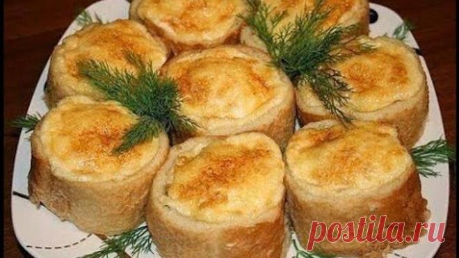 «Пеньки» из багета