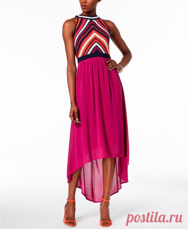 Топ-10 платьев, связанных крючком