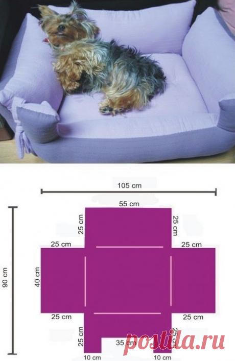 Как пошить диванчик для питомца
