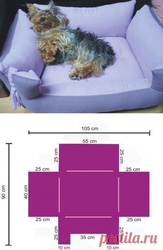 Как пошить диванчик для питомца