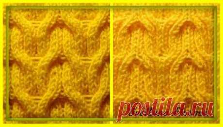 Svetlana Firsova - вязание спицами и вязание крючком.: Reversible cable patterns for cozy winter scarves Узор спицами для шарф...