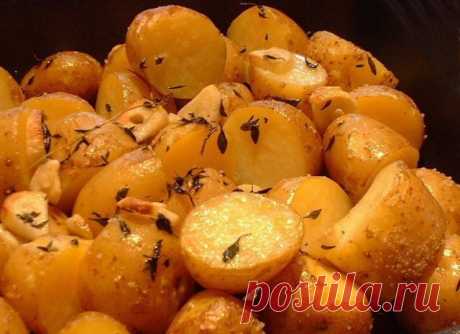 Юный картофель с фантазийным соусом - Секреты.нет