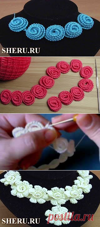 Вязание шнура из завитков Урок 116 Crochet Round Cord Ribbon - Video search. Watch movies online for free