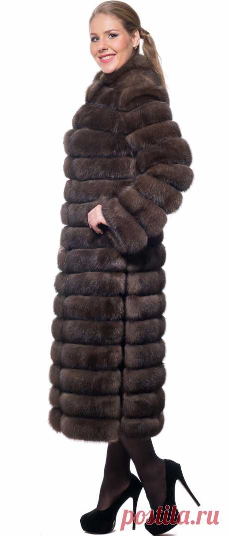 Купить Пальто из меха соболя, модель 119972 - Цена 2000000