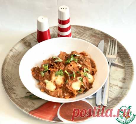 Быстрая сковорода "А-ля лазанья" Кулинарный рецепт