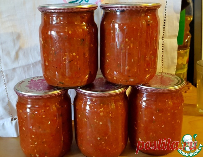 Аджика из кабачка 