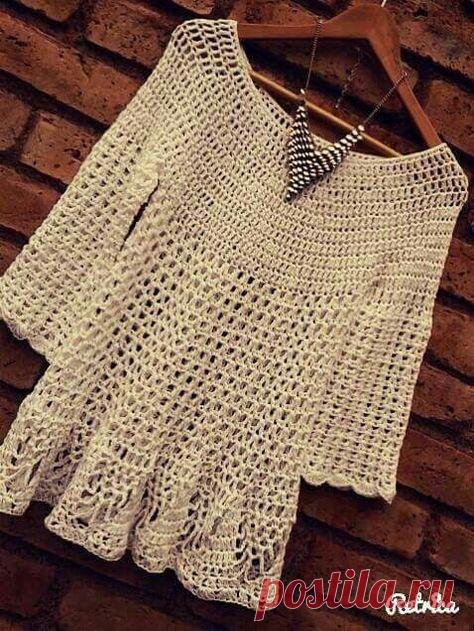 Эта кофточка выглядит очень во