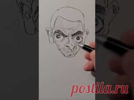 рисую Мистера Бина#shorts