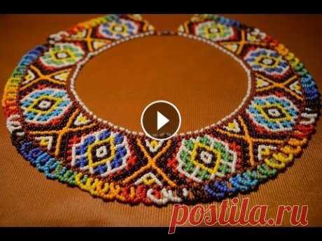 Колье из бисера &quot;Радужный оберег&quot;.  Бисероплетение.  Мастер класс Колье из бисера &quot;Радужный оберег&quot;. Бисероплетение. Мастер класс...