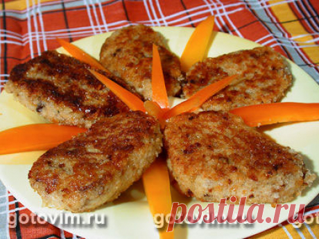 Картофельные котлеты с грибами. Рецепт с фото / Готовим.РУ