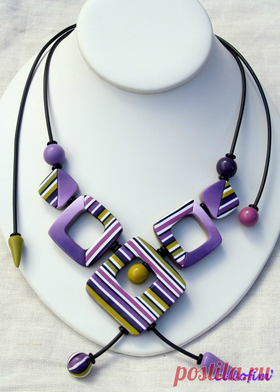 Une palette déjà automnale ... - Cacofim'  ...pour une série de bijoux que j'adoooooooooooooore !!! Que des couleurs créées et du violet pour le moral ! Ben, voui,...