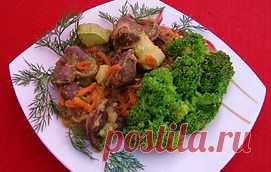 Рецепт куриных желудков с овощами - домашние рецепты с фото