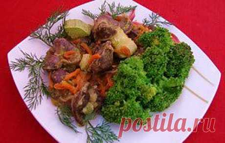 Рецепт куриных желудков с овощами - домашние рецепты с фото