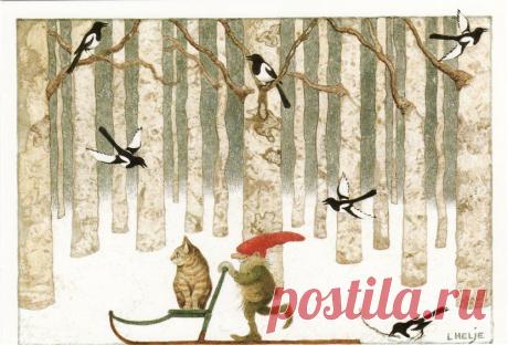 Волшебные зимние иллюстрации - Отдых для души!