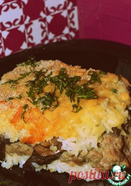 Рисовый гратен - кулинарный рецепт