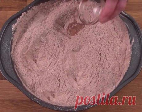 моментальный шоколадный торт.