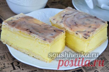 Пирожное "Королевский мрамор" или улучшенная венгерская ватрушка