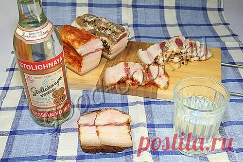 Сало, соленое в рассоле | Четыре вкуса