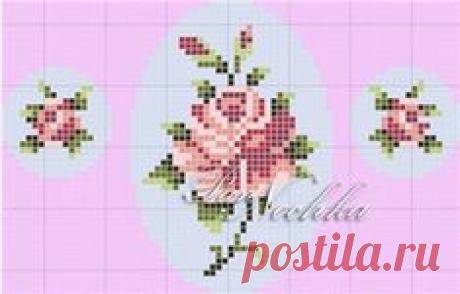 Схема вышивки розткоестиком бисером