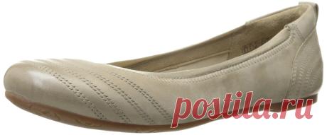 Timberland Women's Ellsworth Stitch Ballet Flat, Warm Grey Nubuck W Metallic Finish, 11 M US : Amazon.com