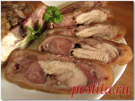 Рулет из свиной рульки или как из одной рульки приготовить не одно блюдо, а несколько! :)