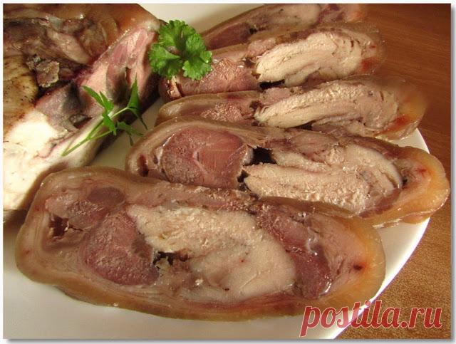 Рулет из свиной рульки или как из одной рульки приготовить не одно блюдо, а несколько! :)