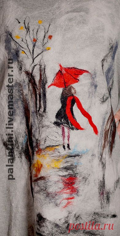 "Под красным зонтом" Рыкова Наталия (Nataly Rykova