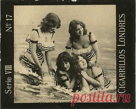 Ретро-дамы - Старинные купальные костюмы и купальщицы