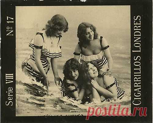 Ретро-дамы - Старинные купальные костюмы и купальщицы