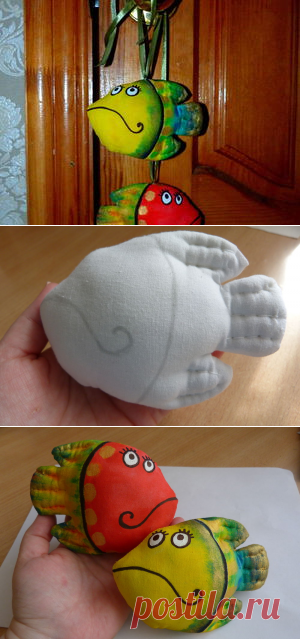 Шьем своими руками яркую текстильную рыбку «Рыба моя!» - Ярмарка Мастеров - ручная работа, handmade