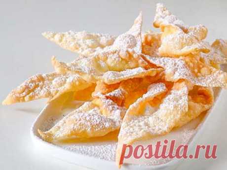 ХВОРОСТ — 6 рецептов приготовления тонкого хрустящего лакомства | Кулинарушка - Вкусные Рецепты