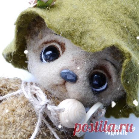 Купить ГНОМУШКА - коричневый, мишка тедди, привычка радовать, Алейникова Александра, гномик, новый год 2014