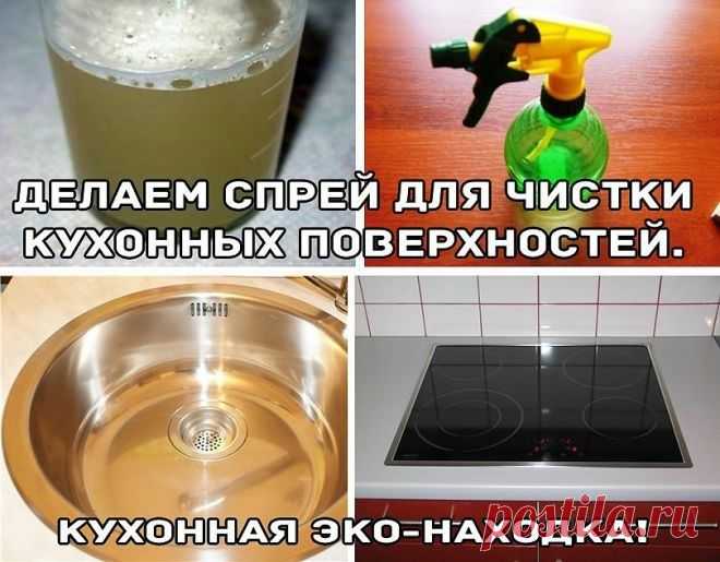 Без заголовкаСпрей ДЛЯ ЧИСТКИ КУХОННЫХ ПОВЕРХНОСТЕЙ