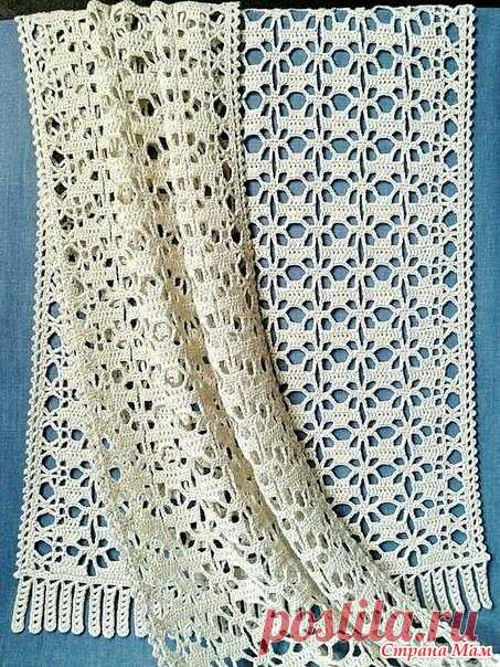 Палантин - накидка- шаль крючком - ВЯЗАНАЯ МОДА+ ДЛЯ НЕМОДЕЛЬНЫХ ДАМ - Страна Мам