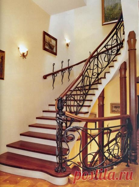 Кованые лестницы и перила заказать в Оренбурге | Художественная ковка изделий из металла - компания Артковка г. Оренбург ( мебель, ворота, заборы, люстры, теплицы, фонари )