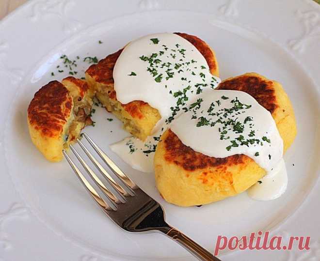 Картофельные зразы с грибами