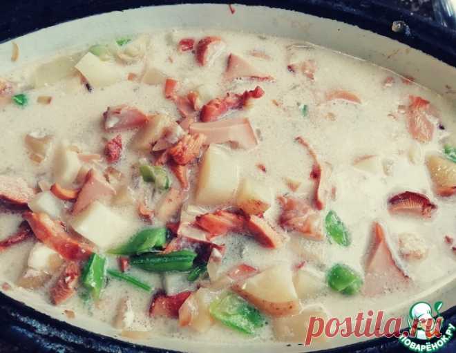 Лисички с молодым картофелем – кулинарный рецепт