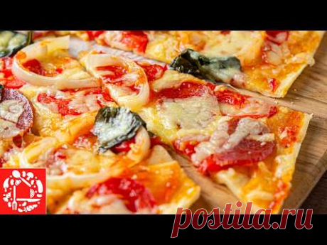 Идеальный Рецепт Пиццы. Долго его искала! 🍕Пицца на жидком тесте