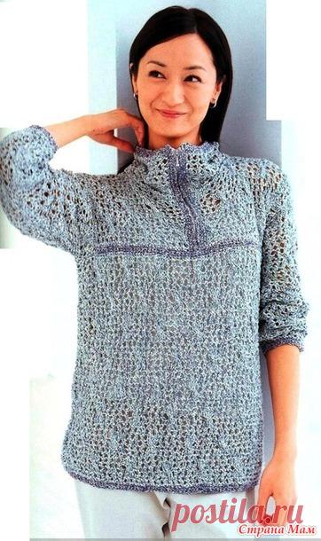 Ажурный анорак спицами. - ВЯЗАНАЯ МОДА+ ДЛЯ НЕМОДЕЛЬНЫХ ДАМ - Страна Мам