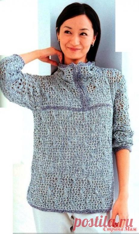 Ажурный анорак спицами. - ВЯЗАНАЯ МОДА+ ДЛЯ НЕМОДЕЛЬНЫХ ДАМ - Страна Мам
