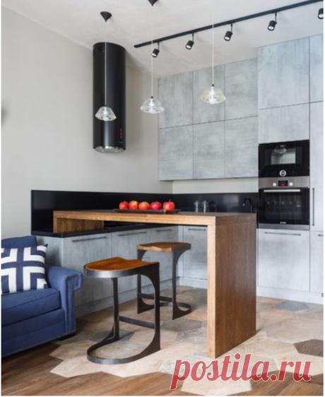 Отличная кухня для студии. Немного места занимает