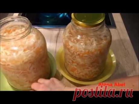 Готовим быстро и вкусно//Быстрая засолка капусты//Рецепт моей бабушки
